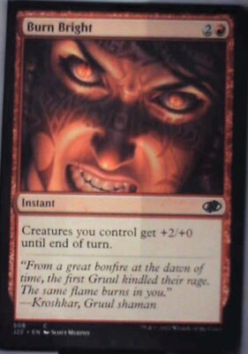 Burn Bright - Jumpstart 2022: #508, Magic: The Gathering Nm R72