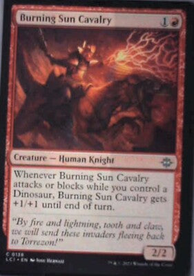 Burning Sun Cavalry - The Lost Caverns of Ixalan: #138, MTG Nm R72
