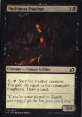 Bushmeat Poacher - Ikoria: Lair of Behemoths: #77, Magic: The Gathering Nm R71