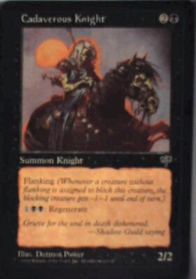 Cadaverous Knight - Mirage: #110, Magic: The Gathering Nm R77