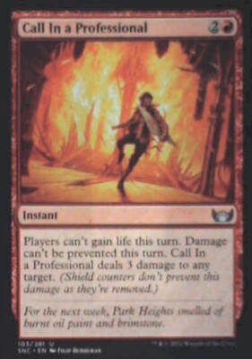 Call In a Professional - Streets of New Capenna: #103, MTG Nm R71