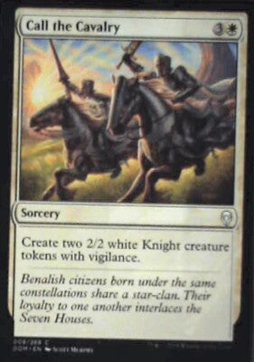 Call the Cavalry - Dominaria: #9, Magic: The Gathering Nm R71