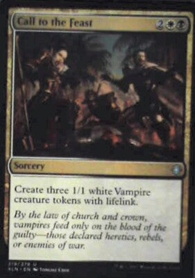 Call to the Feast - Ixalan: #219, Magic: The Gathering Nm R71