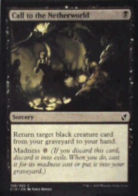 Call to the Netherworld - Commander 2019: #108, Magic: The Gathering Nm R71