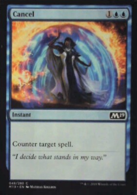 Cancel - Core Set 2019: #48, Magic: The Gathering Nm R80