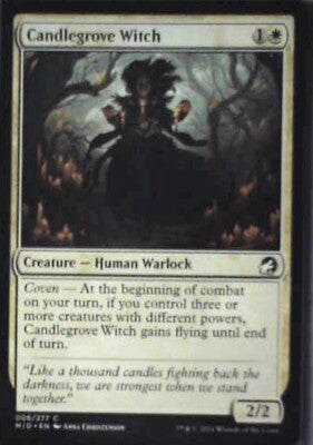 Candlegrove Witch - Innistrad: Midnight Hunt: #8, Magic: The Gathering Nm R71