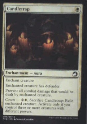 Candletrap - Innistrad: Midnight Hunt: #9, Magic: The Gathering Nm R71