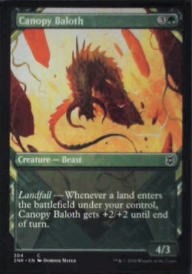 Canopy Baloth (Showcase) - Zendikar Rising: #304, Magic: The Gathering Nm R71