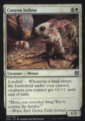 Canyon Jerboa - Zendikar Rising: #7, Magic: The Gathering Nm R76
