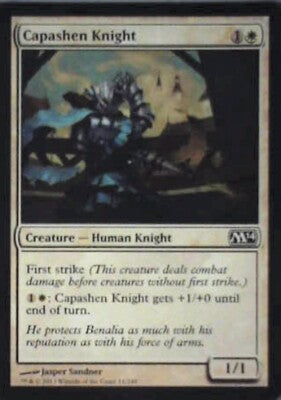 Capashen Knight - Magic 2014 (M14): #11, Magic: The Gathering Nm R71