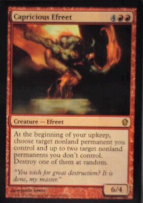Capricious Efreet - Commander 2013: #102, Magic: The Gathering Nm R71
