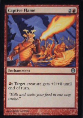 Captive Flame - Duel Decks: Knights vs. Dragons: #68, Magic: The Gathering