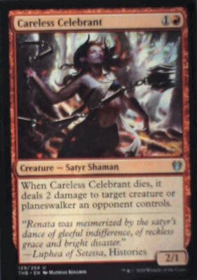 Careless Celebrant - Theros Beyond Death: #129, Magic: The Gathering Nm R65