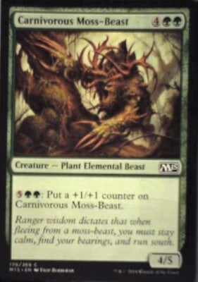 Carnivorous Moss-Beast - Magic 2015 (M15): #170, Magic: The Gathering Nm R71