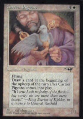 Carrier Pigeons (Hand) - Alliances: #1b, Magic: The Gathering Nm R70