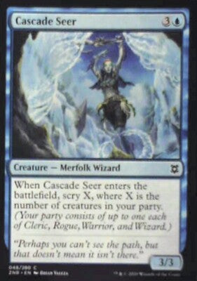 Cascade Seer - Zendikar Rising: #48, Magic: The Gathering Nm R71