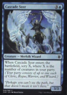 Cascade Seer - Zendikar Rising: #48, Magic: The Gathering Nm R76