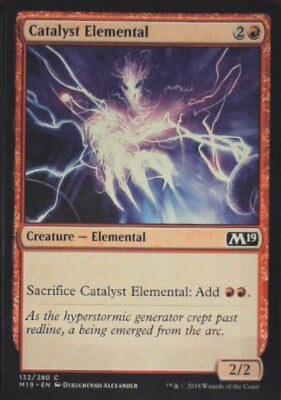 Catalyst Elemental - Core Set 2019: #132, Magic: The Gathering Nm R80