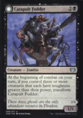 Catapult Fodder - Innistrad: Crimson Vow: #99, Magic: The Gathering Nm R71