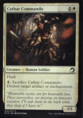 Cathar Commando - Innistrad: Midnight Hunt: #10, Magic: The Gathering Nm R71