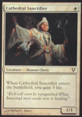 Cathedral Sanctifier - Avacyn Restored: #11, Magic: The Gathering Nm R74