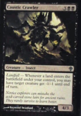 Caustic Crawler - Worldwake: #54, Magic: The Gathering Nm R71