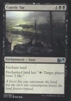 Caustic Tar - Magic 2015 (M15): #89, Magic: The Gathering Nm R71