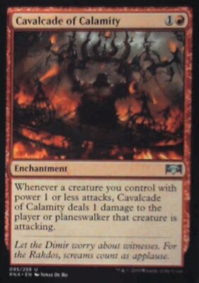 Cavalcade of Calamity - Ravnica Allegiance: #95, Magic: The Gathering Nm R71