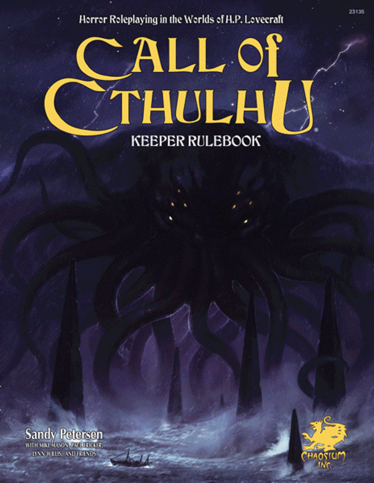 Call Of Cthulhu 7e Keeper Rulebook