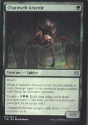 Chainweb Aracnir - Theros Beyond Death: #167, Magic: The Gathering Nm R65
