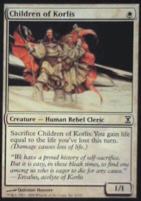 Children of Korlis - Time Spiral: #8, Magic: The Gathering Nm R55
