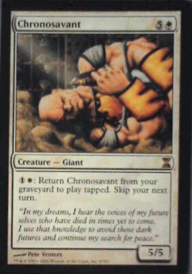 Chronosavant - Time Spiral: #9, Magic: The Gathering Nm R55