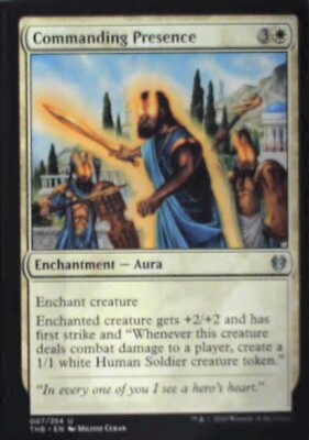 Commanding Presence - Theros Beyond Death: #7, Magic: The Gathering Nm R65