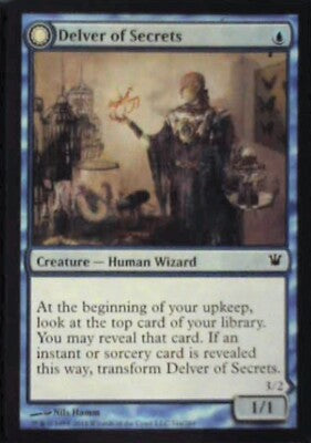Delver of Secrets - Innistrad: #51, Magic: The Gathering Nm R74