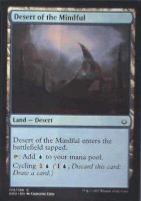 Desert of the Mindful - Hour of Devastation: #173, Magic: The Gathering Nm R58