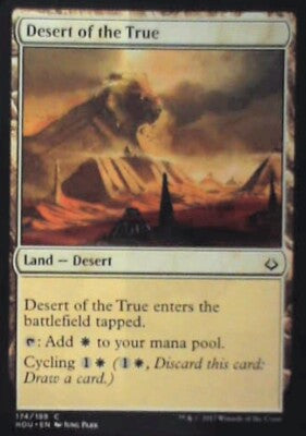 Desert of the True - Hour of Devastation: #174, Magic: The Gathering Nm R58