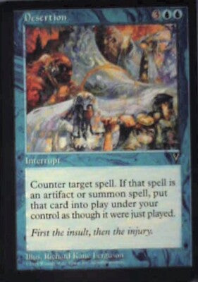 Desertion - Visions: #30, Magic: The Gathering Nm R77