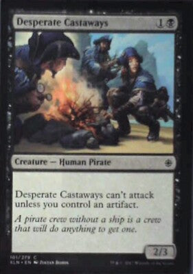 Desperate Castaways - Ixalan: #101, Magic: The Gathering Nm R58