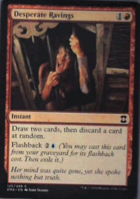 Desperate Ravings - Eternal Masters: #125, Magic: The Gathering Nm R58