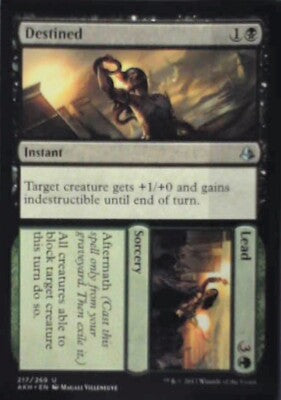 Destined // Lead - Amonkhet: #217, Magic: The Gathering Nm R58