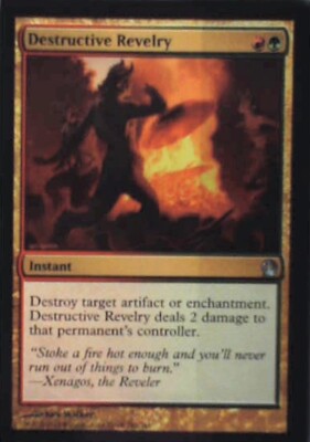 Destructive Revelry - Theros: #192, Magic: The Gathering Nm R58