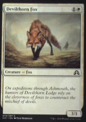 Devilthorn Fox - Shadows over Innistrad: #14, Magic: The Gathering Nm R58