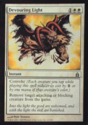 Devouring Light - Ravnica: City of Guilds: #13, Magic: The Gathering Nm R57