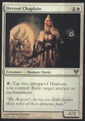 Devout Chaplain - Avacyn Restored: #17, Magic: The Gathering Nm R58
