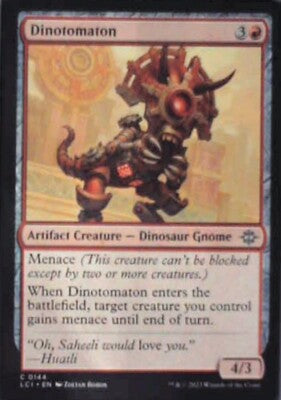 Dinotomaton - The Lost Caverns of Ixalan: #144, Magic: The Gathering Nm R72