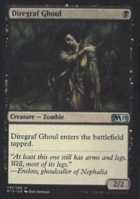 Diregraf Ghoul - Core Set 2019: #92, Magic: The Gathering Nm R80