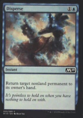 Disperse - Core Set 2019: #50, Magic: The Gathering Nm R80