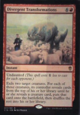 Divergent Transformations - Commander 2016: #17, Magic: The Gathering Nm R62