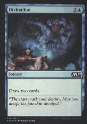 Divination - Core Set 2019: #51, Magic: The Gathering Nm R80