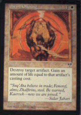 Divine Offering - Mirage: #11, Magic: The Gathering Nm R77